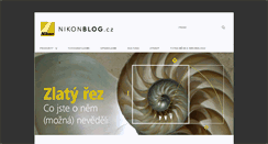 Desktop Screenshot of nikonblog.cz