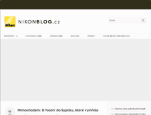Tablet Screenshot of nikonblog.cz